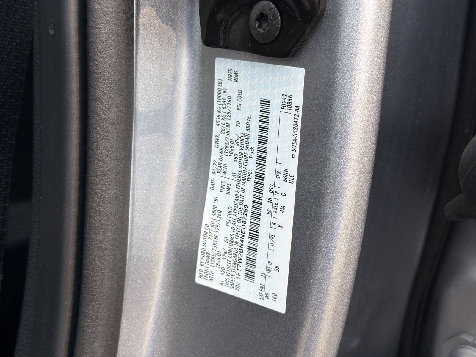Used 2022 Ford F250 Lariat w/ Tremor Off-Road Package AWD/4WD image 46