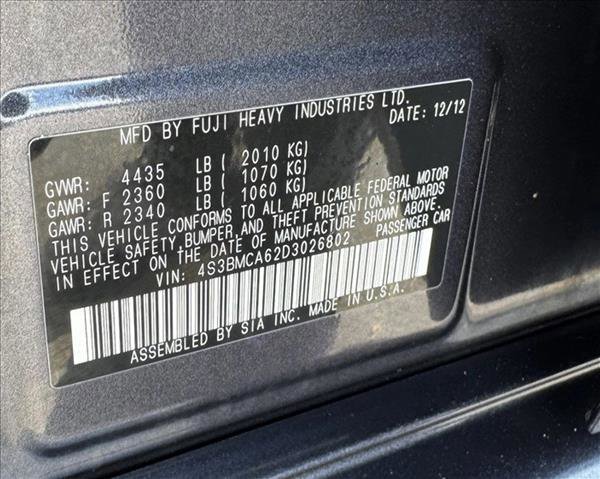 Used 2013 Subaru Legacy 2.5i AWD/4WD image 21