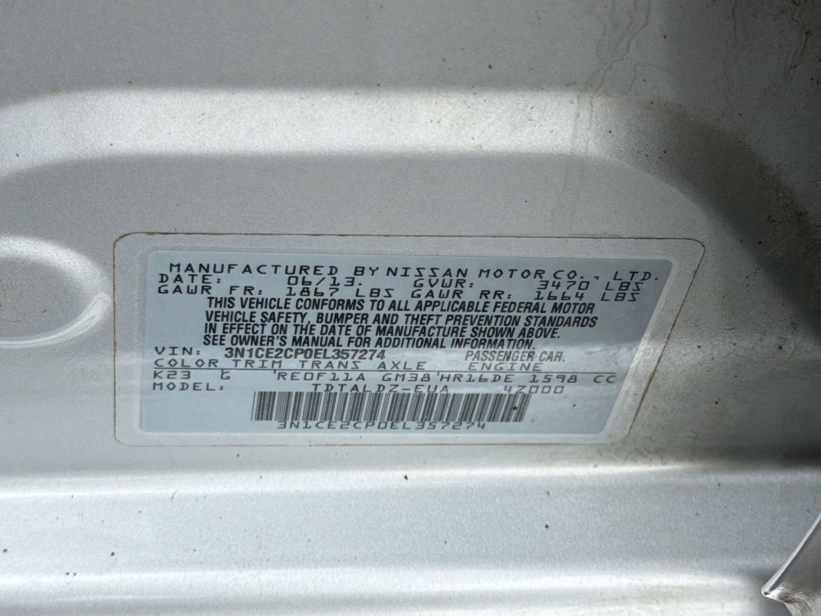 Used 2014 Nissan Versa Note SV FWD image 19
