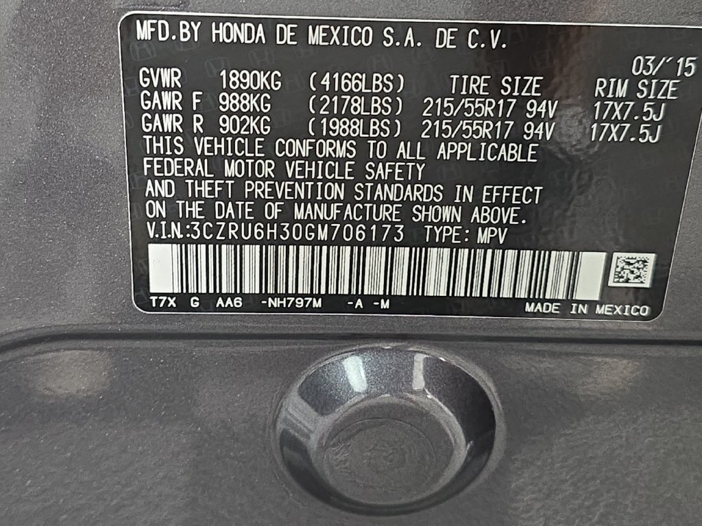 Used 2016 Honda HR-V LX image 10