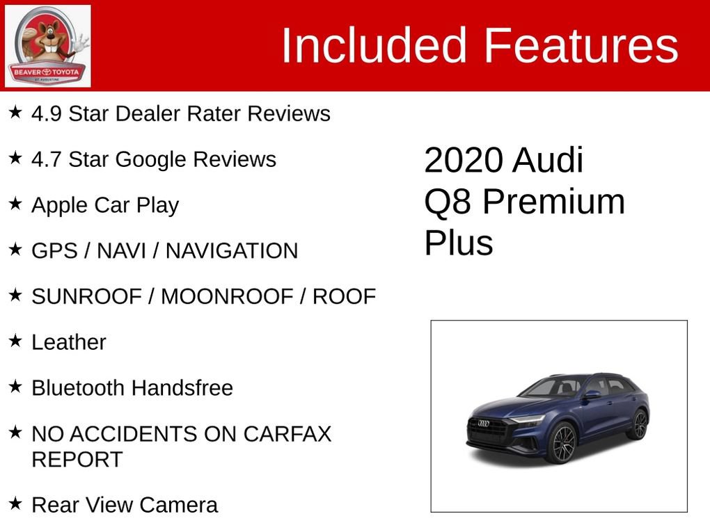 Used 2020 Audi Q8 Premium Plus AWD/4WD image 4