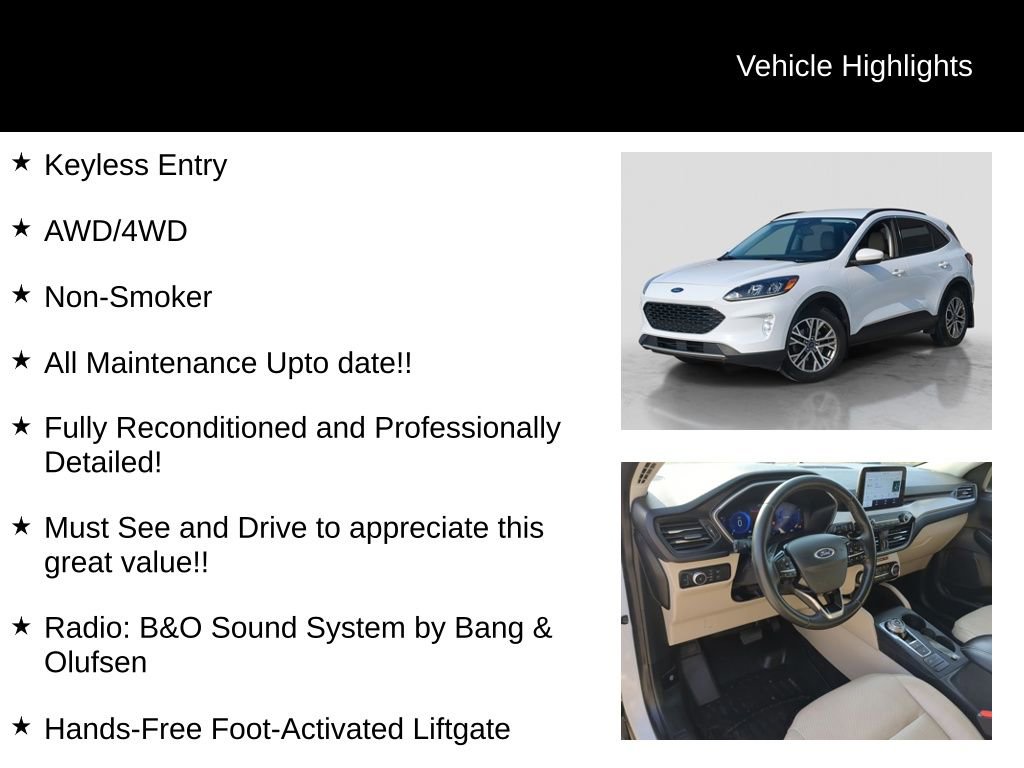 Used 2021 Ford Escape SEL w/ Technology Package image 16