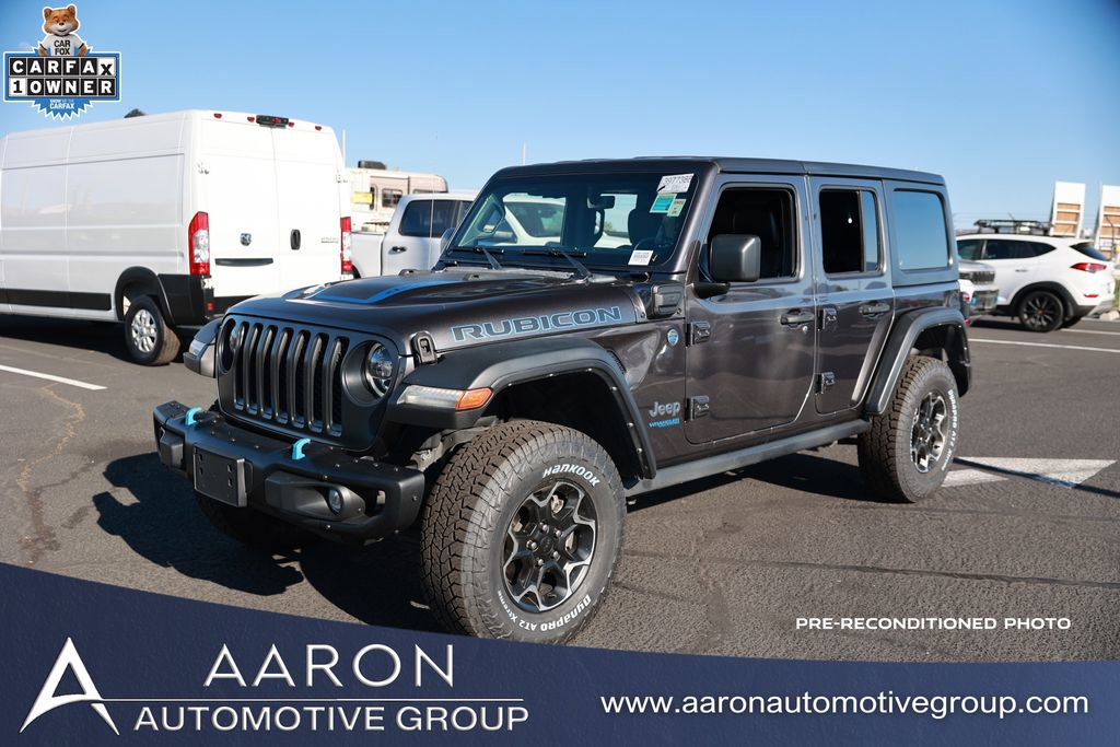 Used 2021 Jeep Wrangler Unlimited Rubicon 4xe w/ Steel Bumper Group