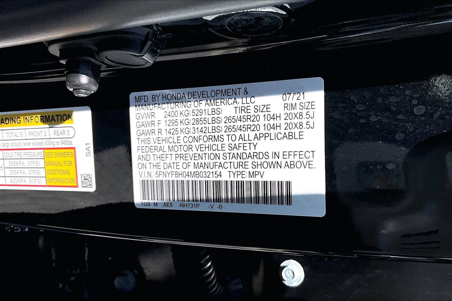 Used 2021 Honda Passport Elite image 39