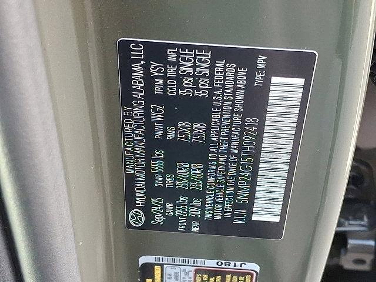 New 2026 Hyundai Santa Fe SEL image 10