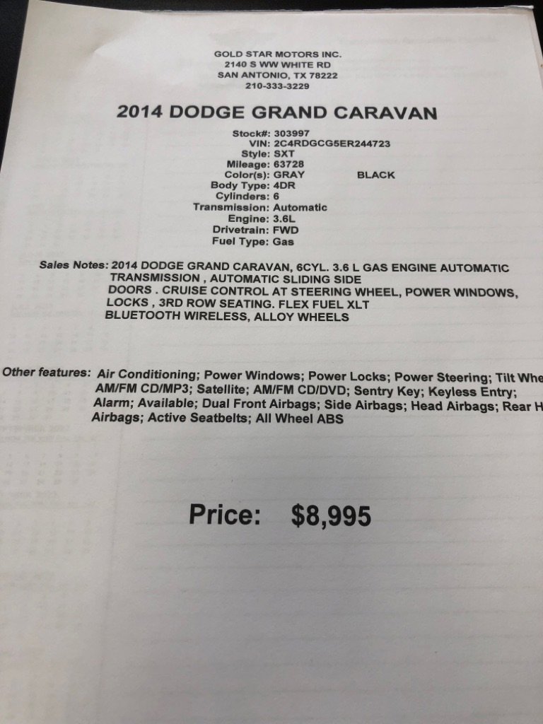 Used 2014 Dodge Grand Caravan SXT FWD image 22
