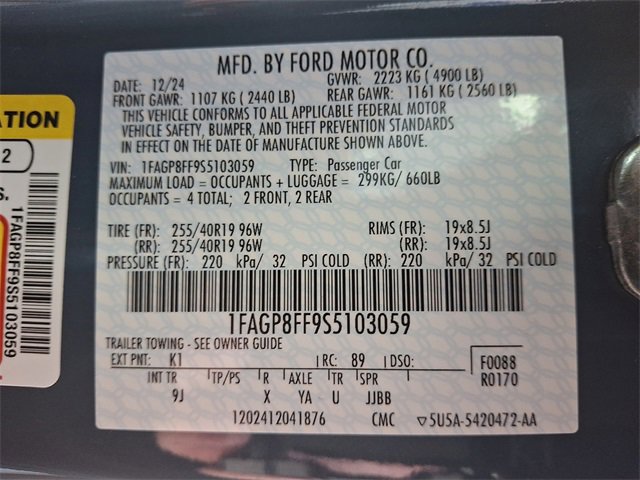 Certified 2025 Ford Mustang GT Premium image 26