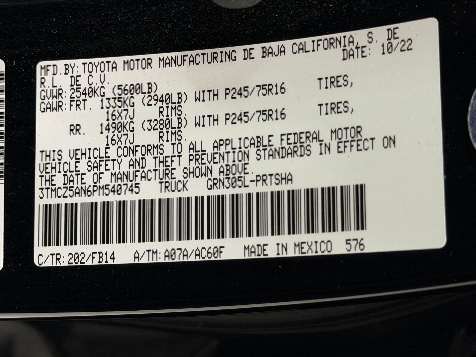 Used 2023 Toyota Tacoma SR image 16