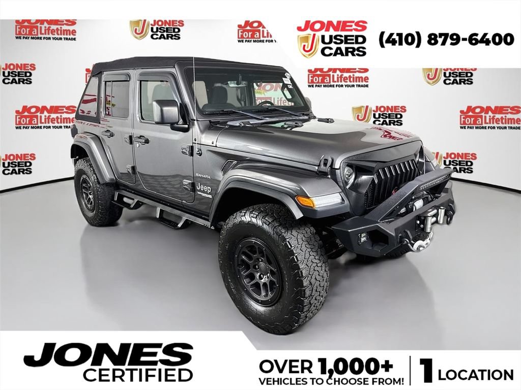 Used 2020 Jeep Wrangler Unlimited Sahara AWD/4WD image 1
