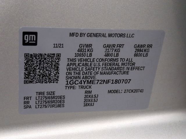 Certified 2022 Chevrolet Silverado 2500 Custom w/ Custom Value Package image 32