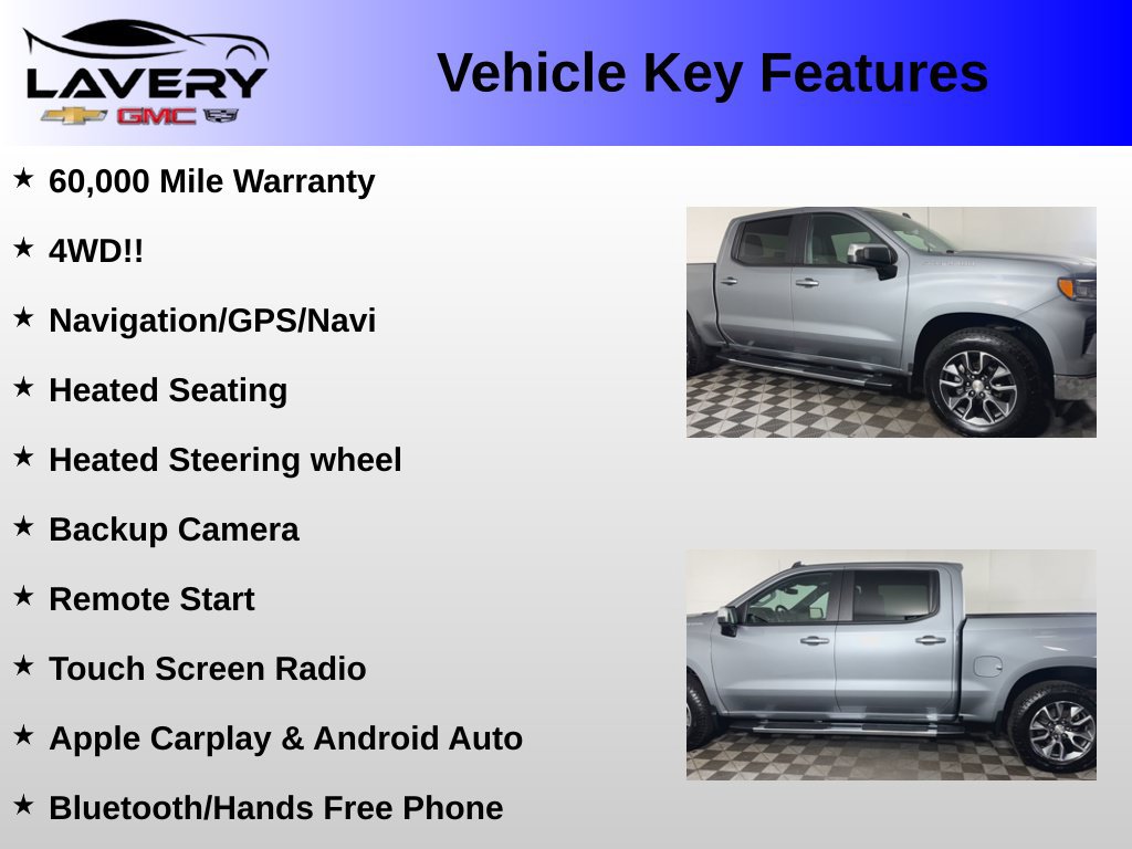 Certified 2024 Chevrolet Silverado 1500 LT AWD/4WD image 2