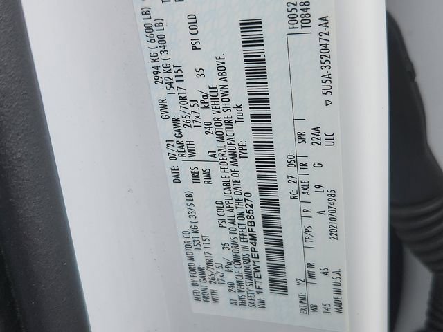 Certified 2021 Ford F150 XL w/ Equipment Group 101A High image 19