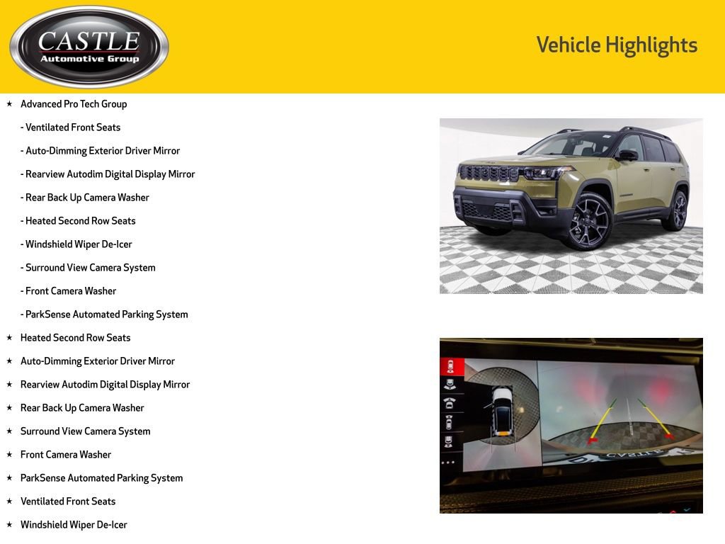 New 2026 Jeep Cherokee Overland w/ Advanced Pro Tech Group AWD/4WD image 3