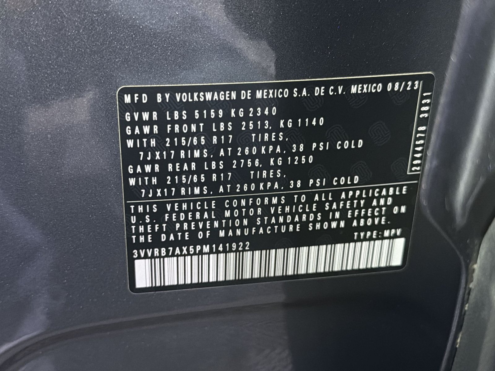 Used 2023 Volkswagen Tiguan S FWD image 38