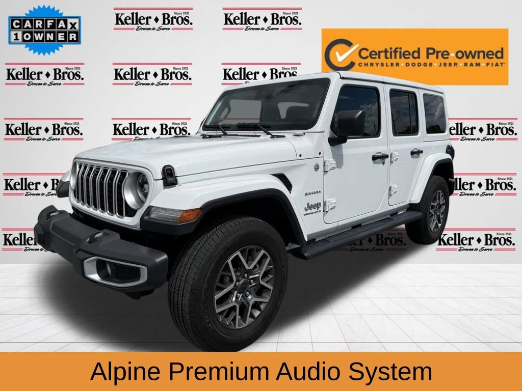 Certified 2024 Jeep Wrangler Unlimited Sahara w/ Technology Group AWD/4WD image 3
