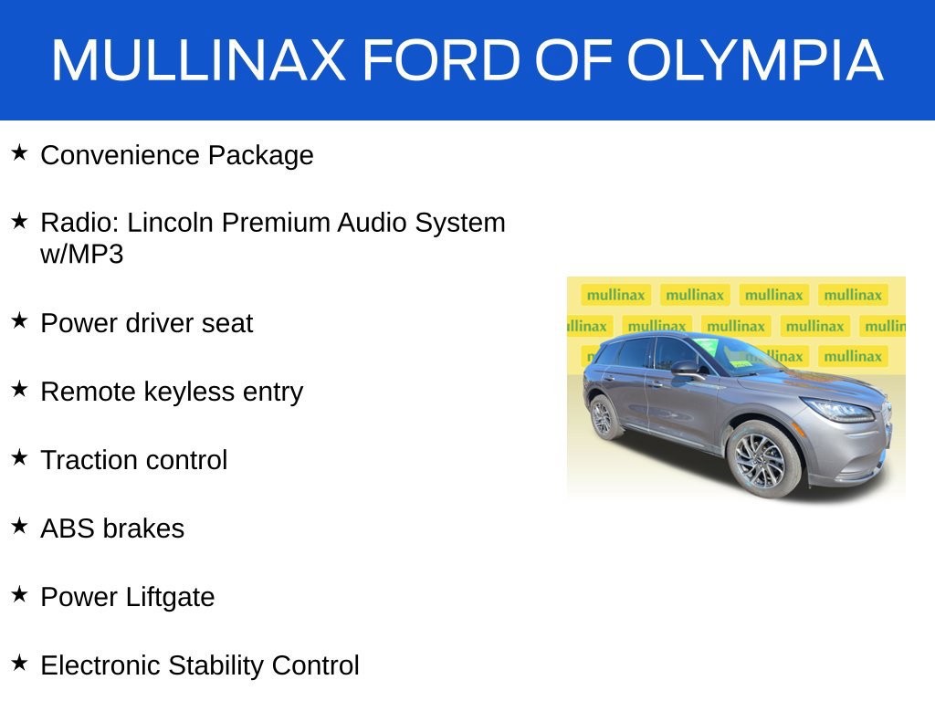 Used 2021 Lincoln Corsair AWD w/ Rear Removable Package Tray image 17