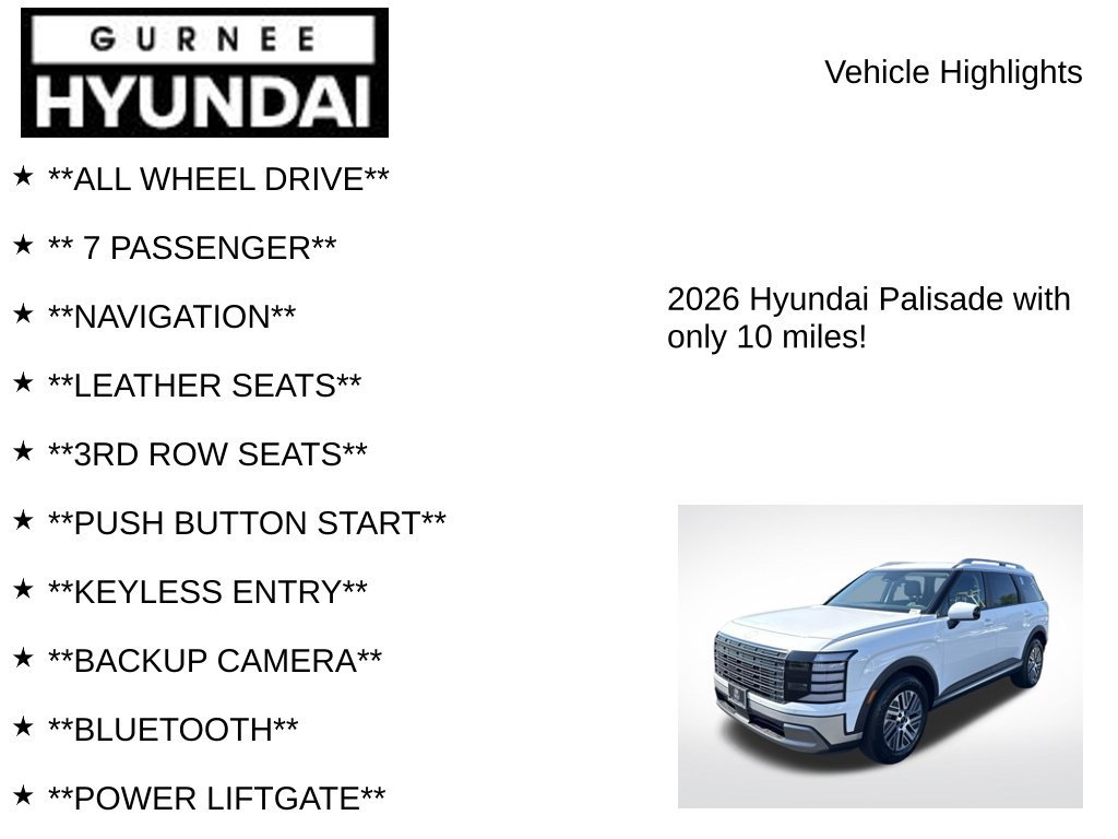 New 2026 Hyundai Palisade SEL AWD/4WD image 7