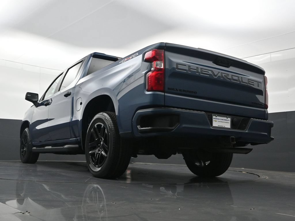 Certified 2024 Chevrolet Silverado 1500 Custom w/ Turbomax Blackout Package AWD/4WD image 32