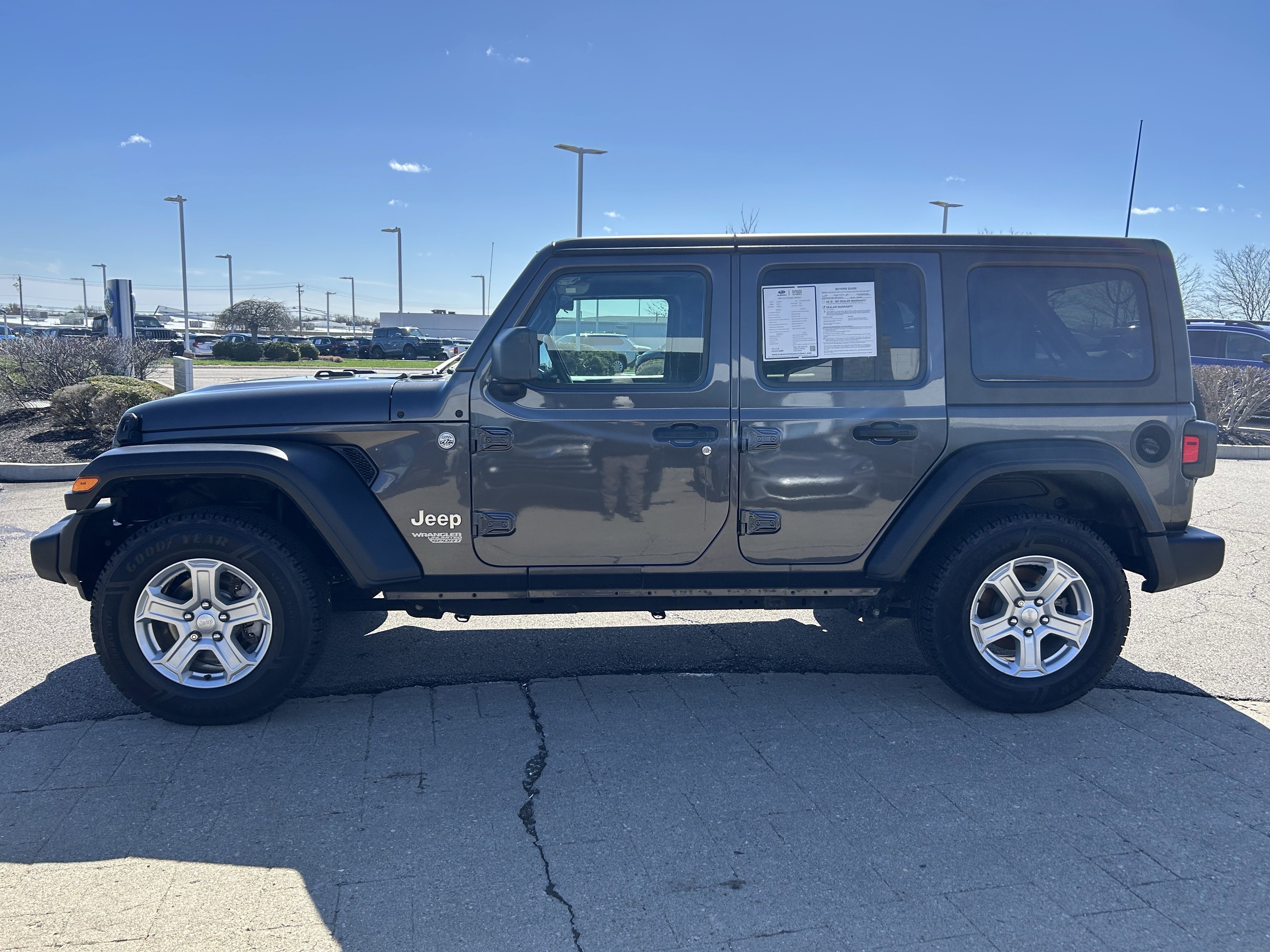 Used 2020 Jeep Wrangler Unlimited Sport S image 4