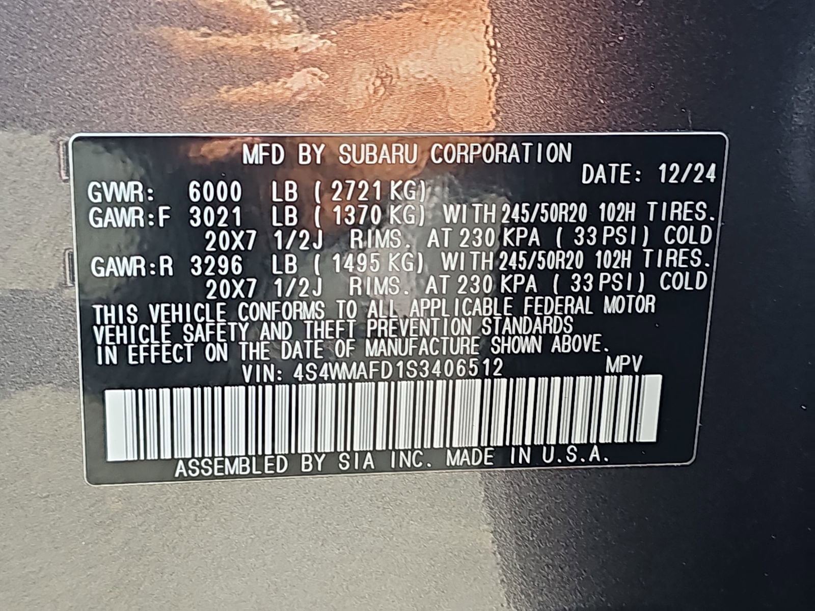 Certified 2025 Subaru Ascent Onyx Edition w/ Popular Package #2 AWD/4WD image 41