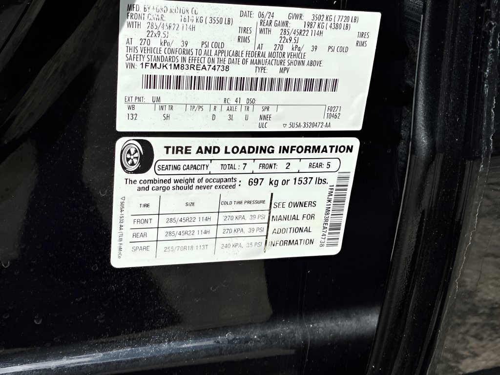 Used 2024 Ford Expedition Max Platinum AWD/4WD image 36