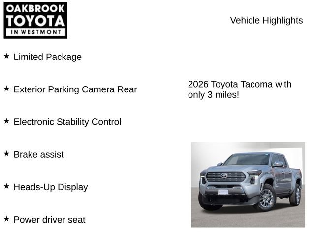 New 2026 Toyota Tacoma Limited image 7