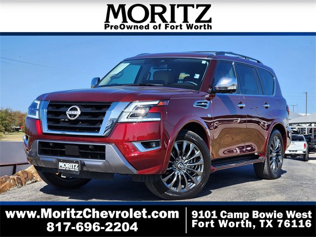 Used 2021 Nissan Armada Platinum w/ Captain's Chairs Package