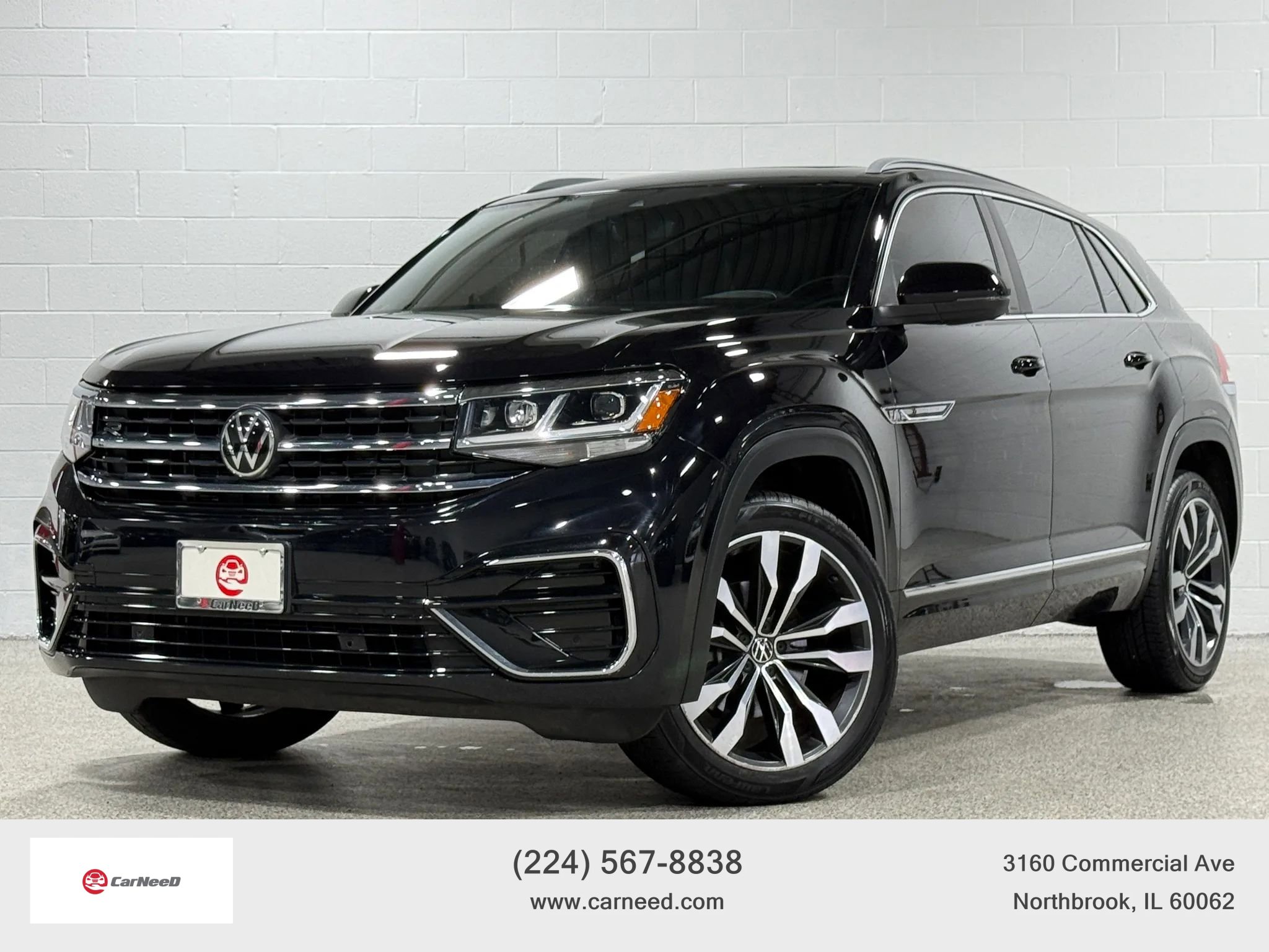 Used 2021 Volkswagen Atlas Cross Sport SEL R-Line AWD/4WD image 1