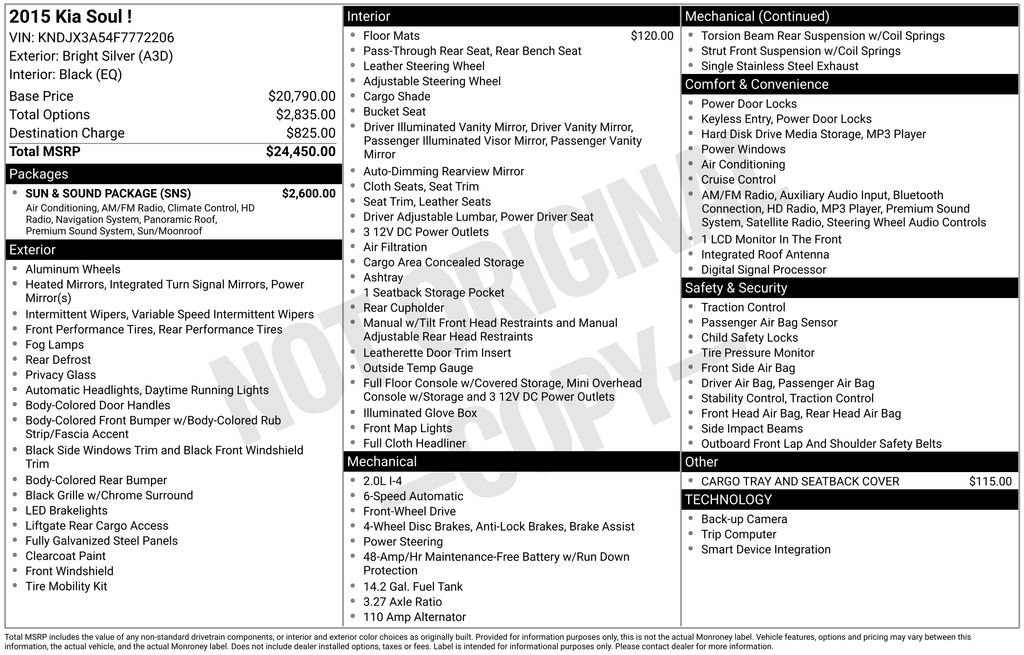 Used 2015 Kia Soul ! w/ Sun & Sound Package image 33