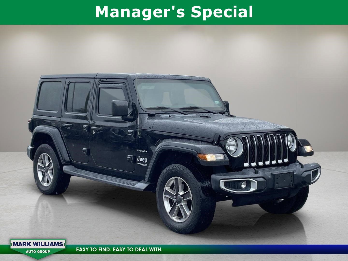 Used 2019 Jeep Wrangler Unlimited Sahara w/ Safety Group image 1