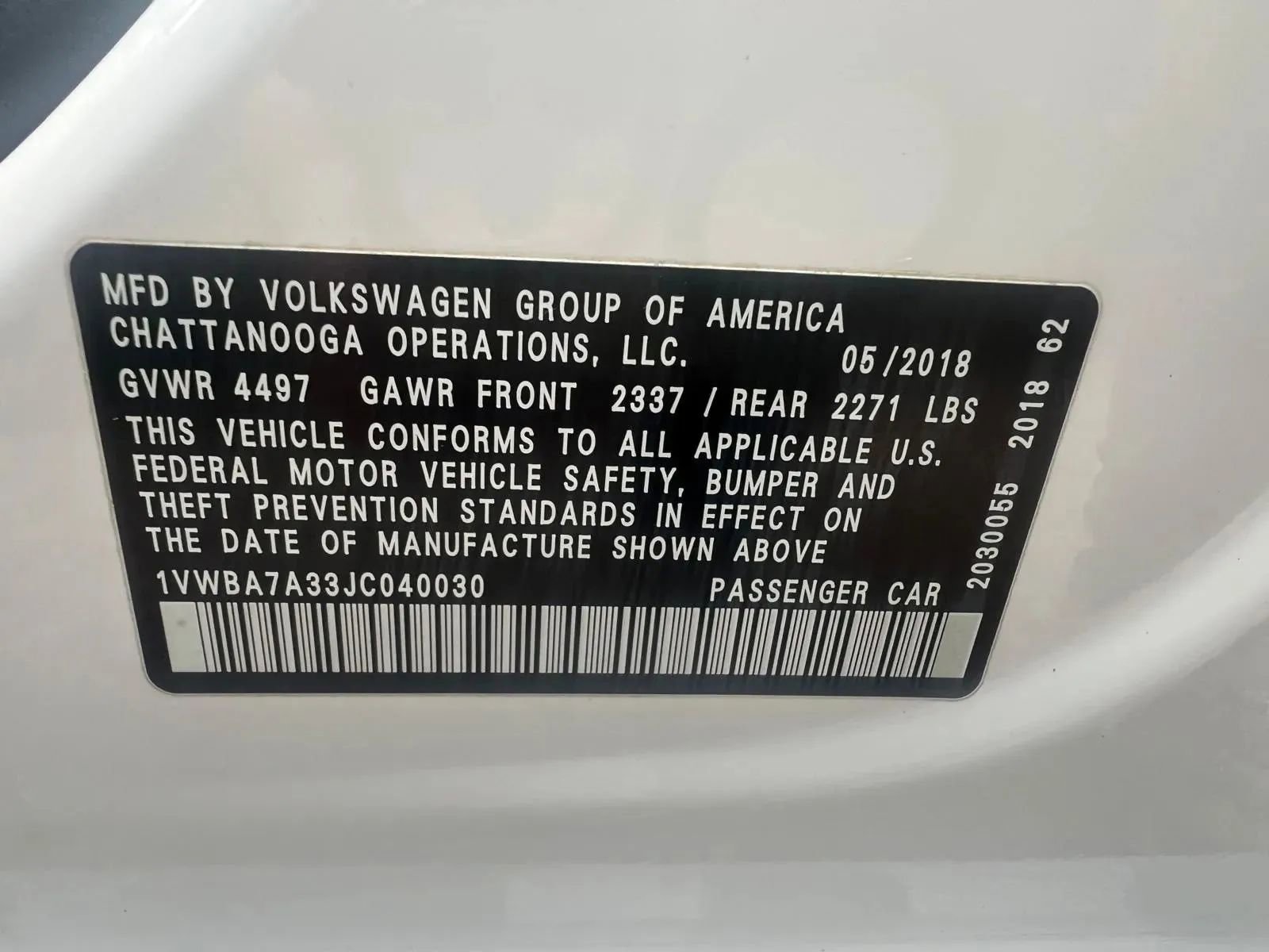 Used 2018 Volkswagen Passat 2.0T SE image 28