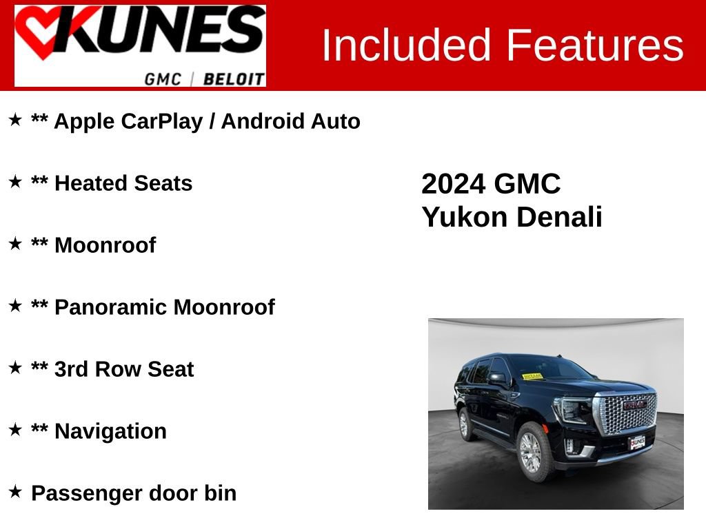 Used 2024 GMC Yukon Denali AWD/4WD image 2
