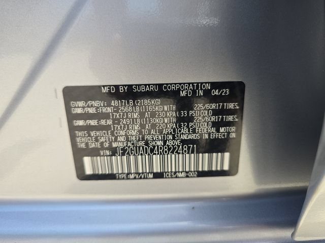 Certified 2024 Subaru Crosstrek 2.0i Premium AWD/4WD image 28