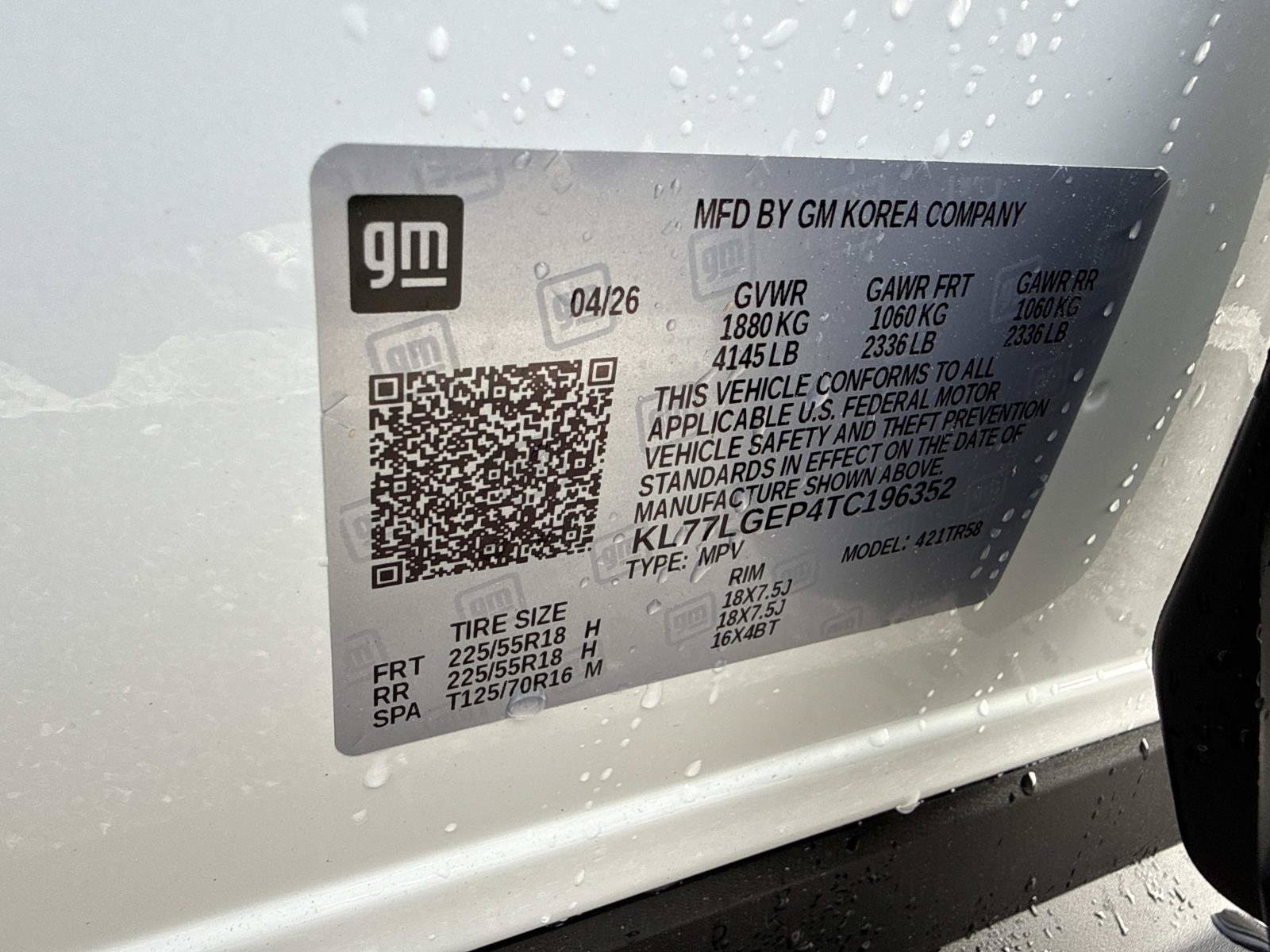 New 2026 Chevrolet Trax RS w/ Sunroof Package FWD image 33