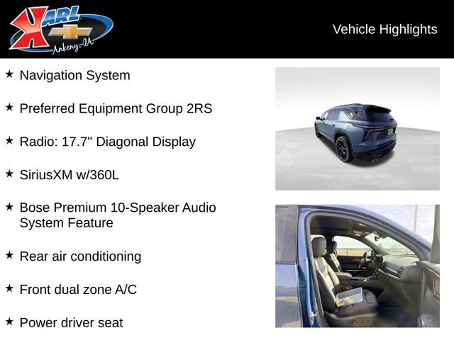 Used 2024 Chevrolet Traverse RS video 2