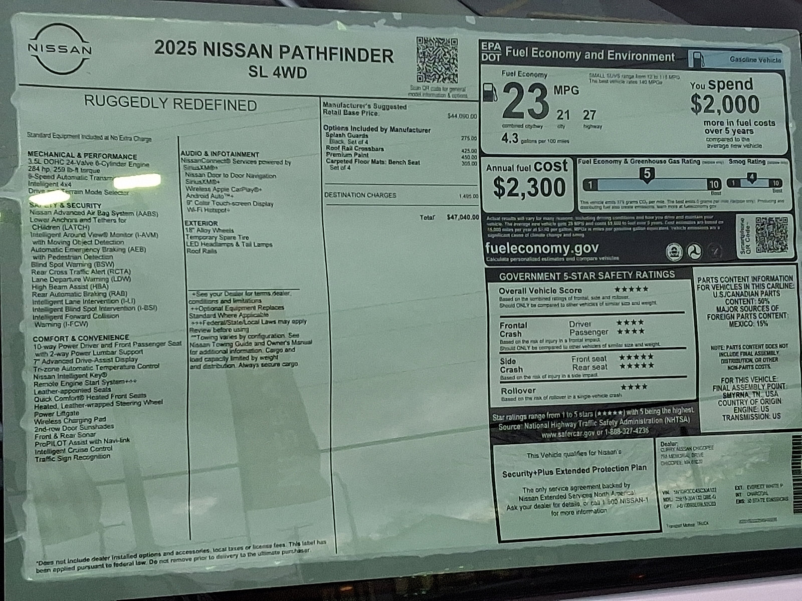 New 2025 Nissan Pathfinder SL image 19