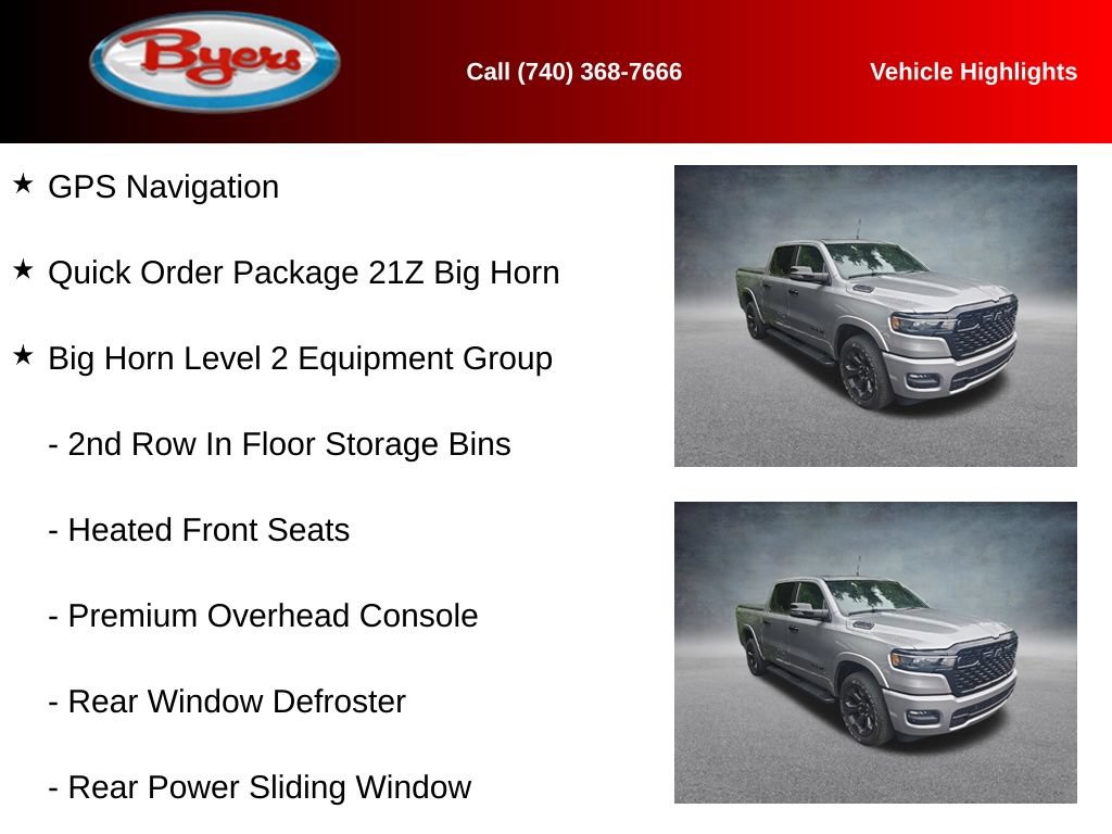 Used 2025 RAM 1500 Big Horn AWD/4WD image 9