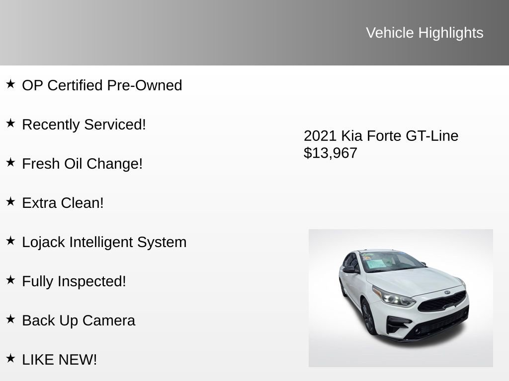 Used 2021 Kia Forte GT-Line w/ GT-Line Premium Package image 4