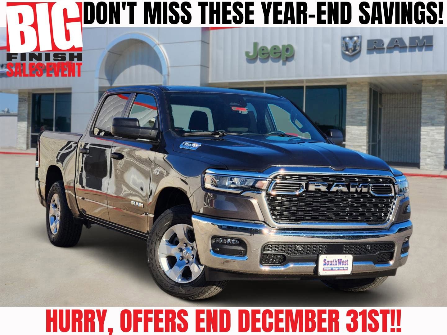 New 2026 RAM 1500 4x4 Crew Cab image 1