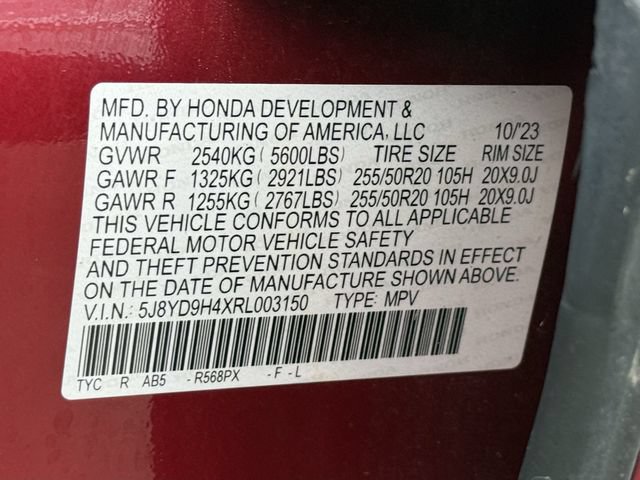 Certified 2024 Acura MDX w/ Technology Package FWD image 34
