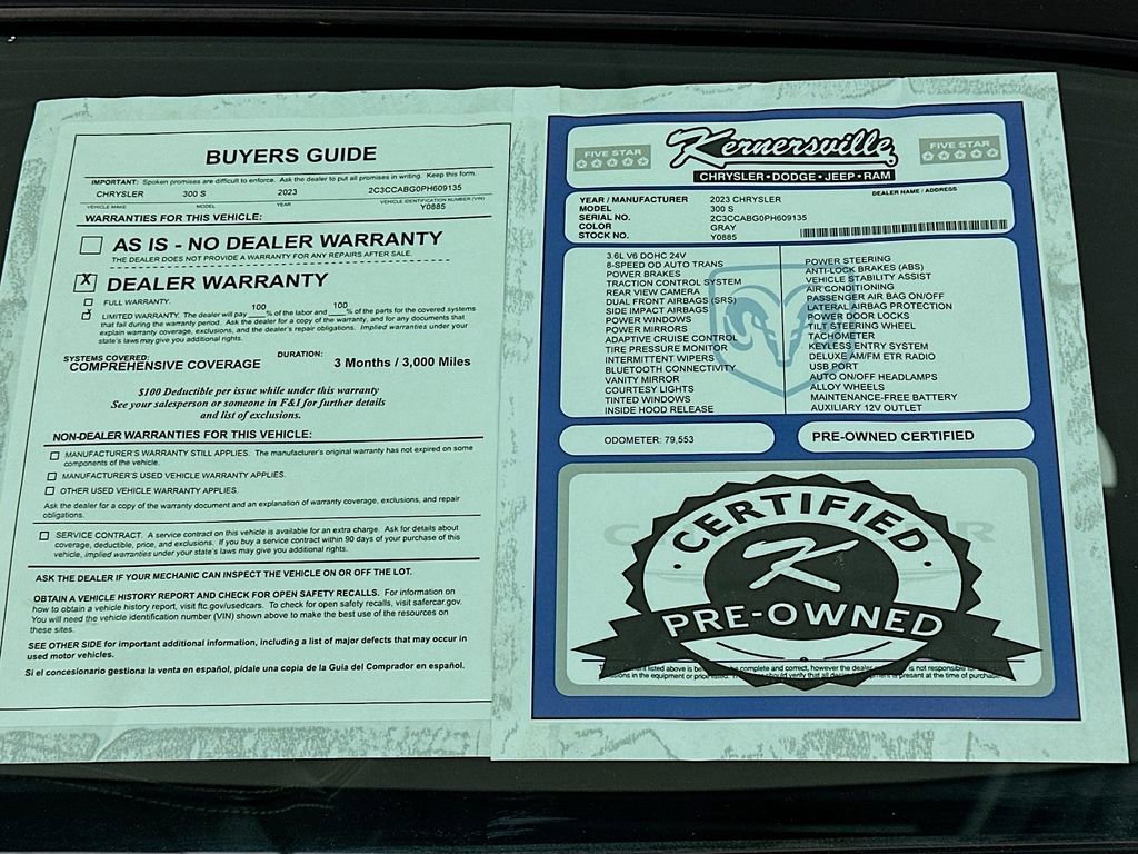 Used 2023 Chrysler 300 S RWD image 38