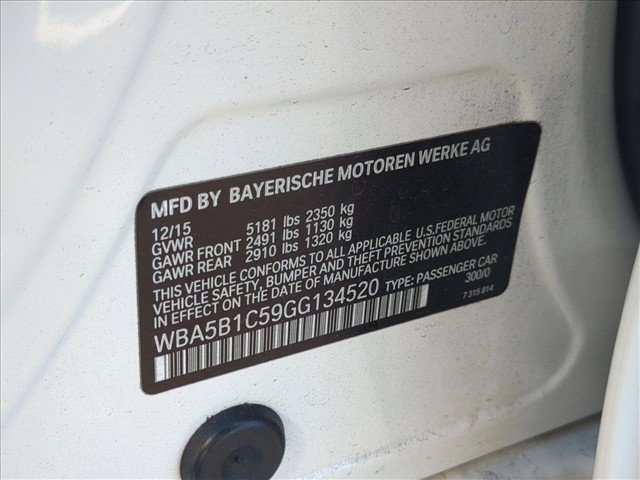 Used 2016 BMW 535i Sedan RWD image 26
