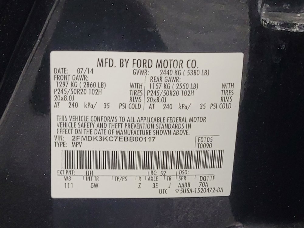 Used 2014 Ford Edge Limited w/ Equipment Group 301A FWD image 33