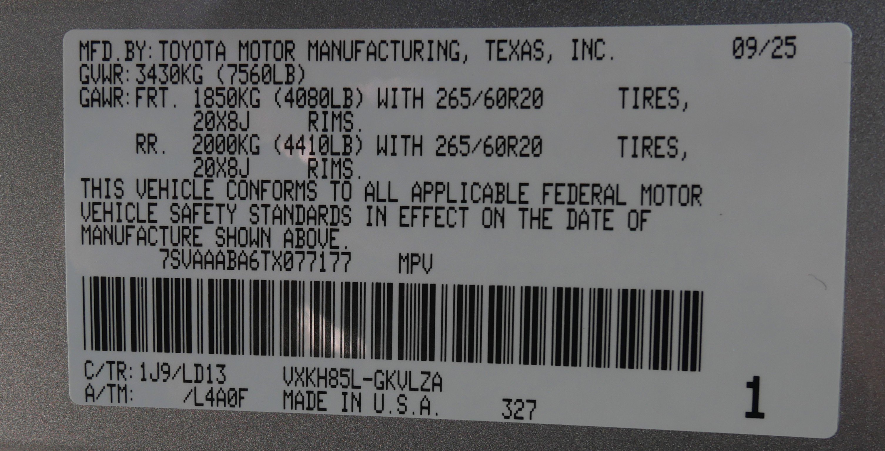 Used 2026 Toyota Sequoia Limited w/ Nightshade Package image 32