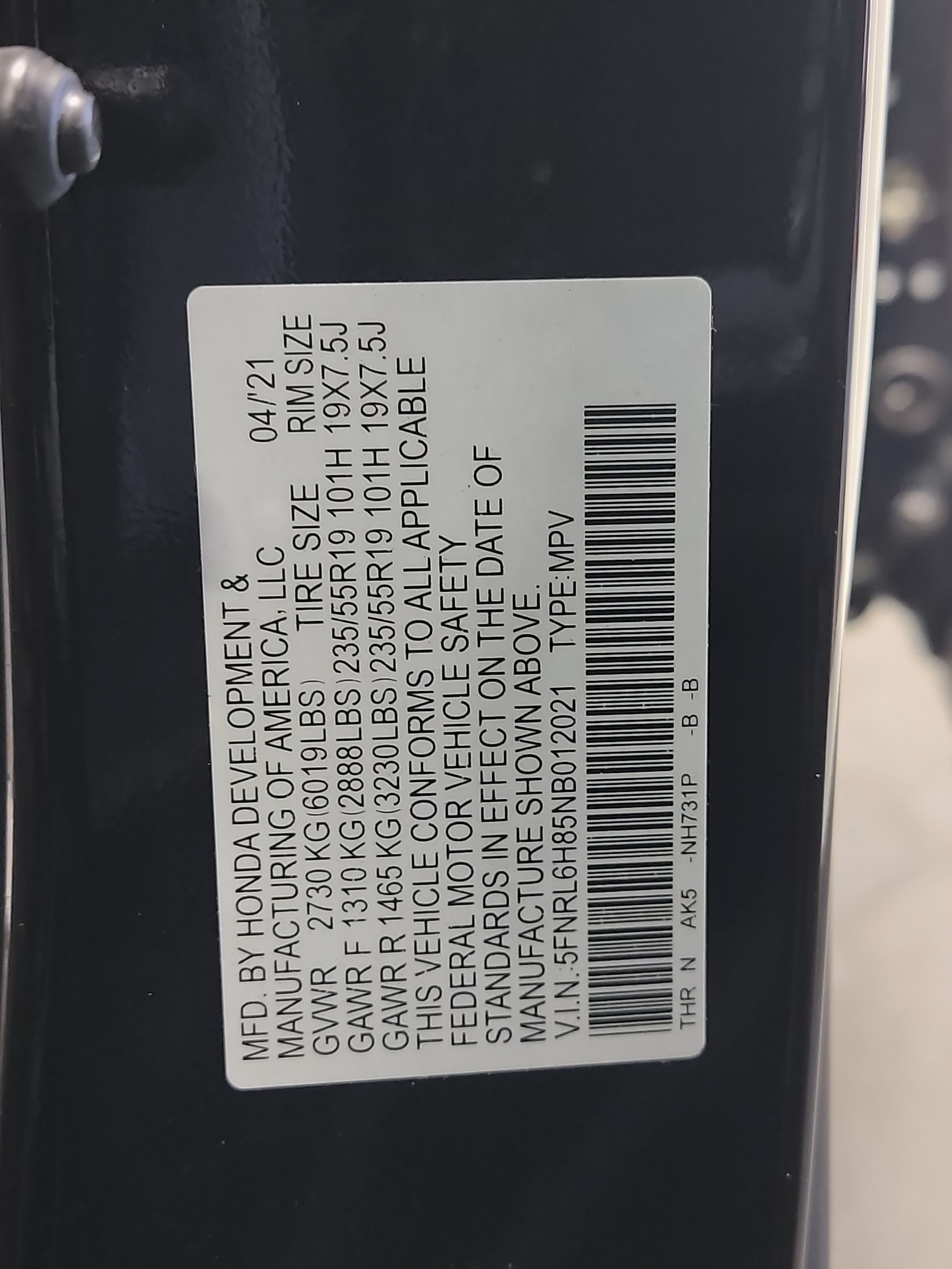 Used 2022 Honda Odyssey Touring image 33
