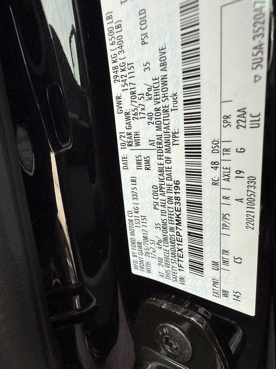 Used 2021 Ford F150 XL w/ Equipment Group 101A High image 20