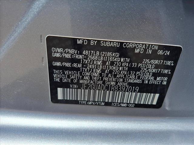 Used 2024 Subaru Crosstrek 2.0i Premium AWD/4WD image 22