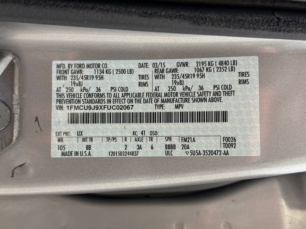 Used 2015 Ford Escape Titanium image 32