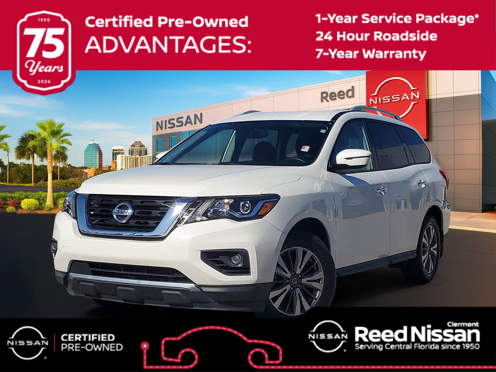 Certified 2020 Nissan Pathfinder S image 1