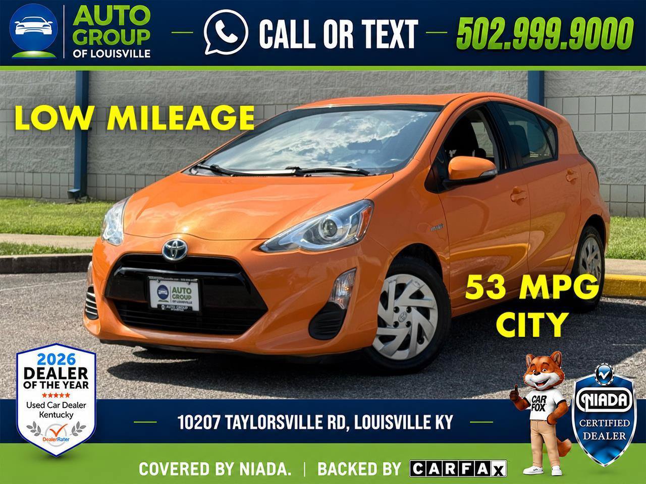 Used 2016 Toyota Prius C Two FWD image 1
